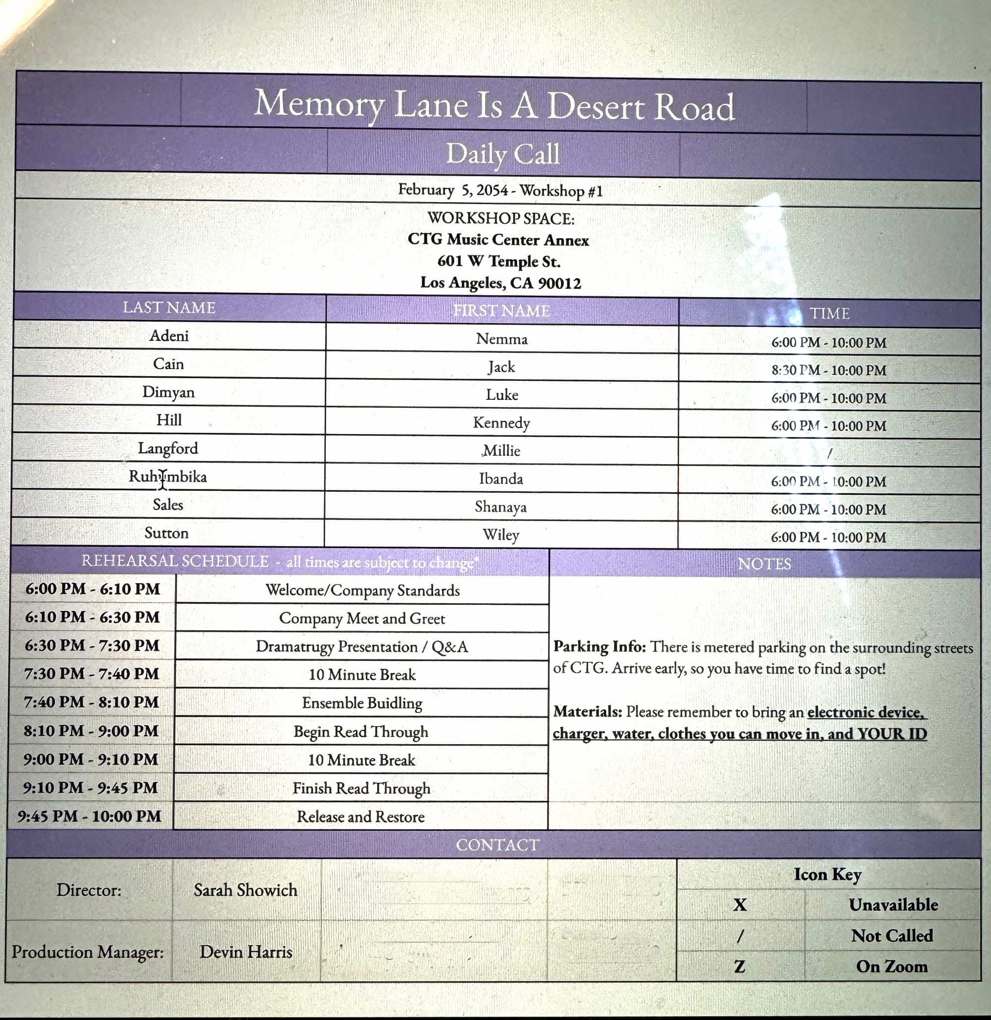 Memory Lane is a Desert Road | My Theatre Experience