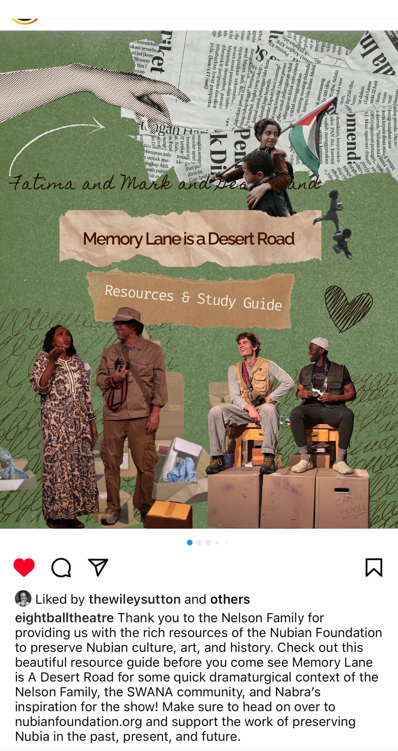 Memory Lane is a Desert Road | My Theatre Experience