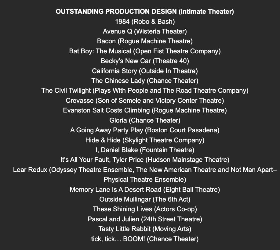 Memory Lane is a Desert Road | My Theatre Experience